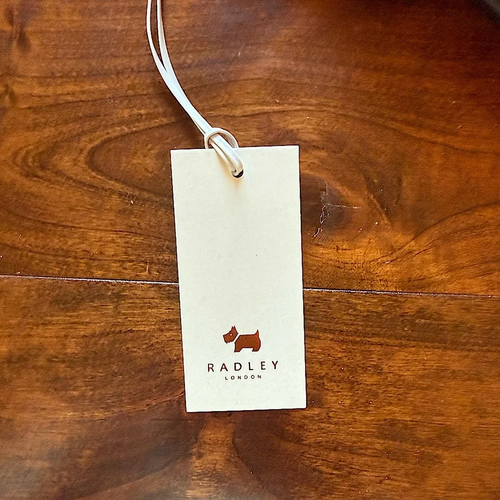 🔥NWT🔥 FANTASTIC‼️ Radley London Kensington Place Twin Gusset Leather Bag🖤BLACK🖤 - Picture 9 of 11